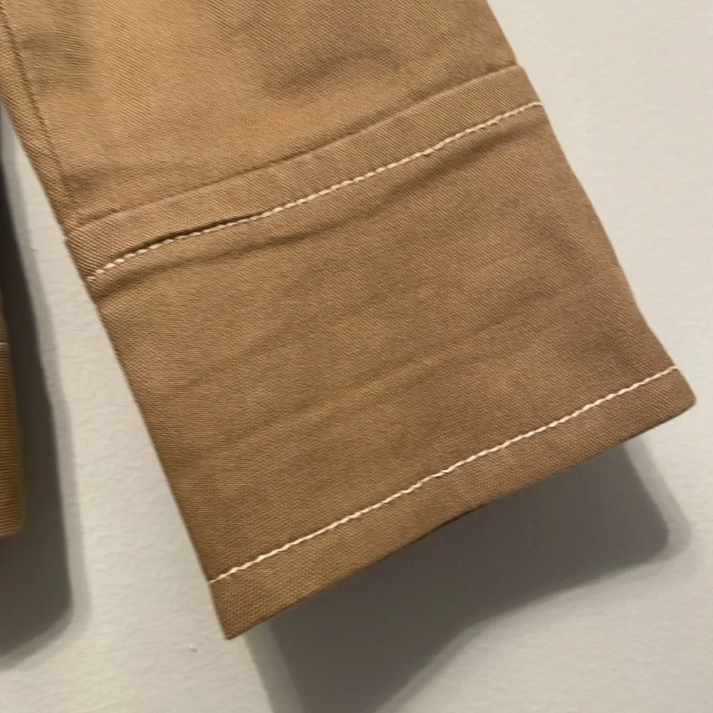 BEBE JACKET CAMEL SIZE 8 - Picture 5 of 10